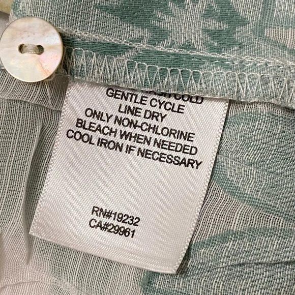 Alfred Dunner 2 Piece Green Flower Top Blouse 16 - Picture 6 of 9